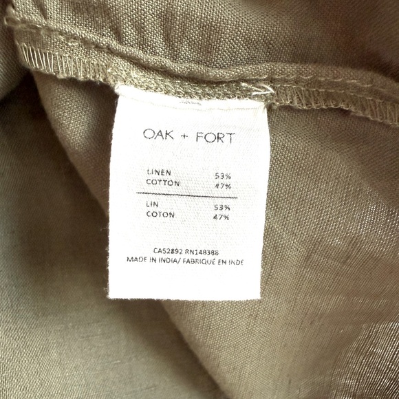 OAK+FORT Linen Button-Up - Picture 2 of 2